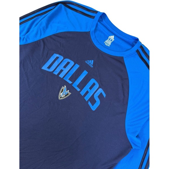 adidas Other - Adidas Dallas Mavericks NBA‎ Long Sleeve Performance Shirt XL Blue Basketball